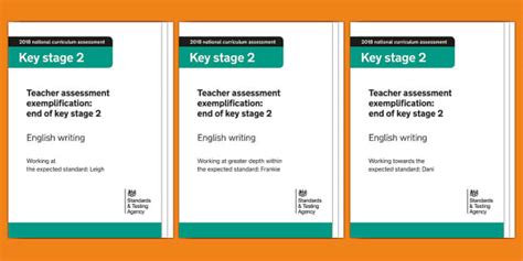 2018 Teacher Assessment: Y6 Writing Exemplification - TAF