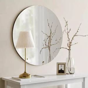 ARYAANSH 3.5 MM round 12" inch Decorative Mirror For Bedroom, Bathroom ...