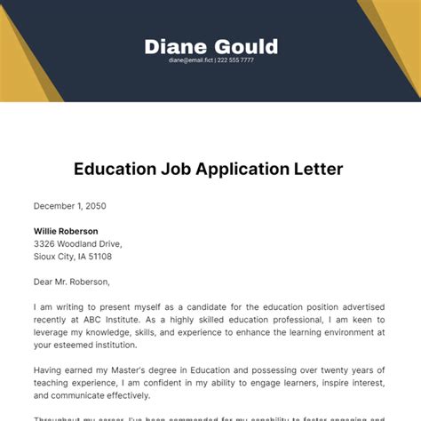 Image result for Job Application Education Section Example