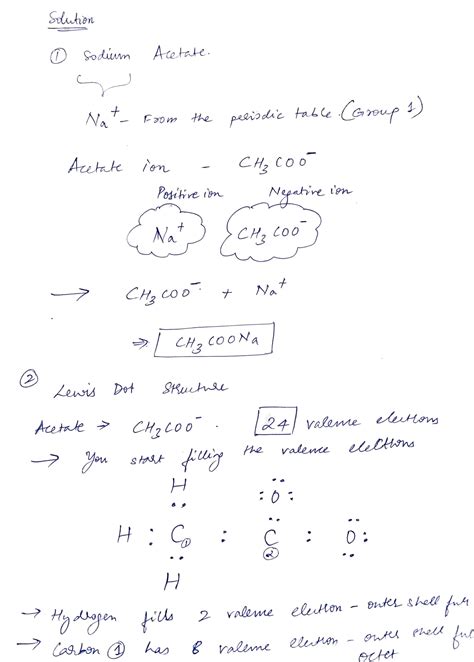 [Solved] How to write the formula for sodium acetate trihydrate. How to ...
