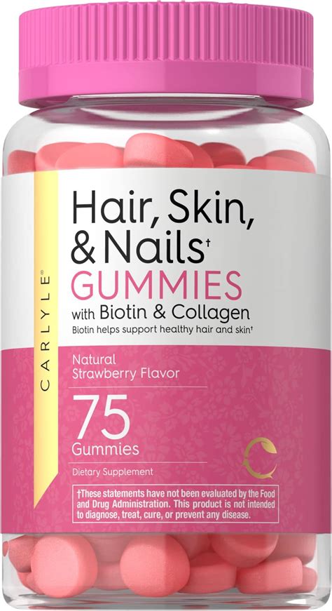 Amazon.com: Nature's Bounty Hair, Skin & Nails with Biotin and Collagen, Gummies Vitamin ...