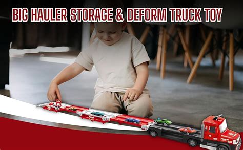 BLiSS HUES Big Hauler Storage & Deform Truck Toy with 55 inch 2 ...