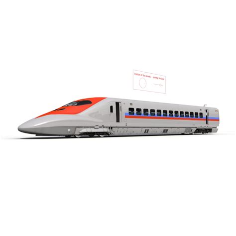 Speed Train Locomotive Generic Rigged 3D | 3D Molier International