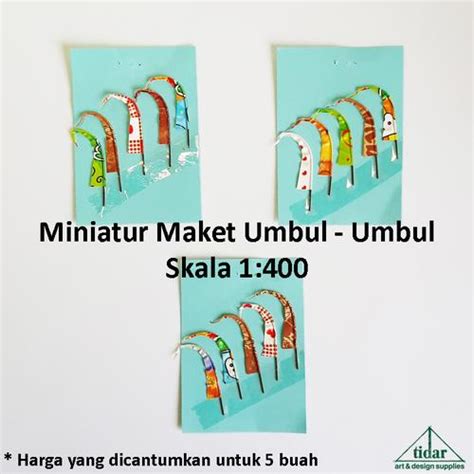 Jual Miniatur Maket Umbul Umbul Skala 1:400 - Kota Bandung - Tidar Art ...