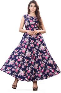 yhgt Women Floral Print A-line Kurta - Buy yhgt Women Floral Print A ...