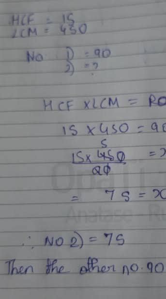 numbers is60, what is the other number?other number?imbers are 63 and ...
