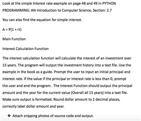 Image result for Python Code Monthly Interest Rate Code