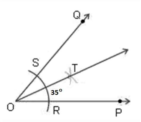 draw angle 35 degree - Brainly.in