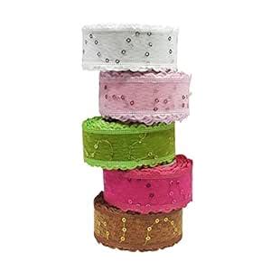 Asian Hobby Crafts Net Fabric Ribbons (5m) : Amazon.in: Toys & Games