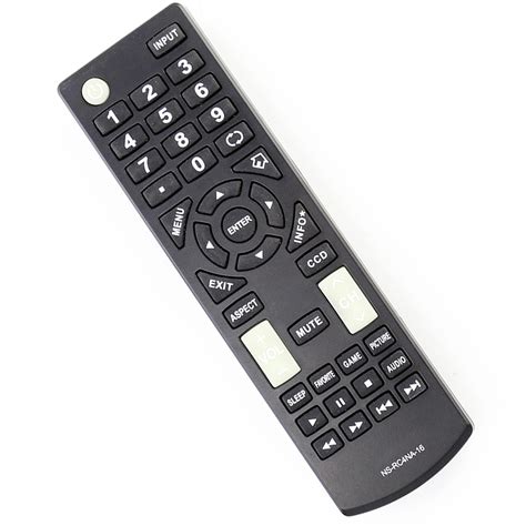 Insignia Replacement Remote, NS-RC4NA-16, Wireless, Black, Compatible ...