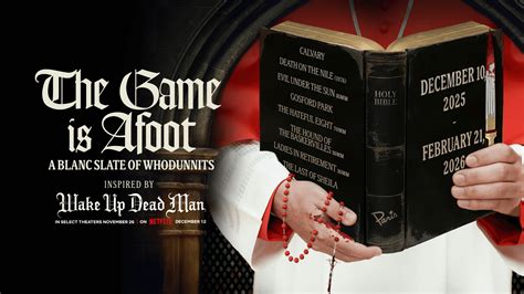 Paris Theater - THE GAME IS AFOOT: A Blanc Slate of Whodunnits
