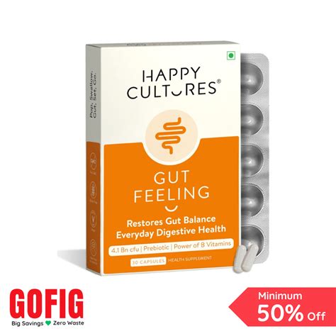 Happy Cultures Gut Feeling | For Daily Gut & Digestive Health | Blend ...