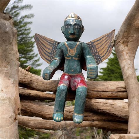 Wooden Sculpture : Devdoot 5 — Khojcrafts