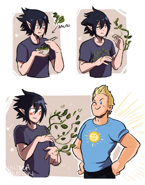 incaseyouart: “Mirio can help Tamaki’s plants photosynthesize ^_^ ” | My hero academia episodes ...