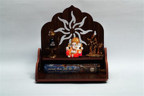 Buy Wooden Singhasan Temple for God, Laddu Gopal Sinhasan for Pooja ...