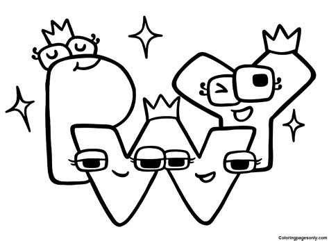 57 Alphabet Lore Coloring Pages - ColoringPagesOnly.com