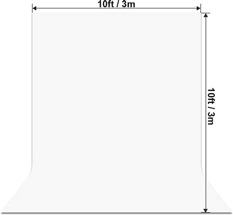 Buy Lidlife 10 x 10 ft White Backdrop Background for Photography ...