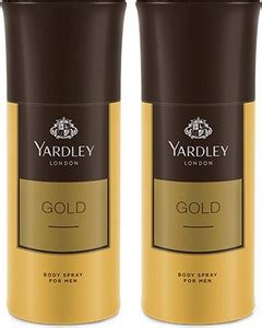 YARDLEY Gold Deo Combo Pack of 2 Deodorant Spray - For Men - Price in ...