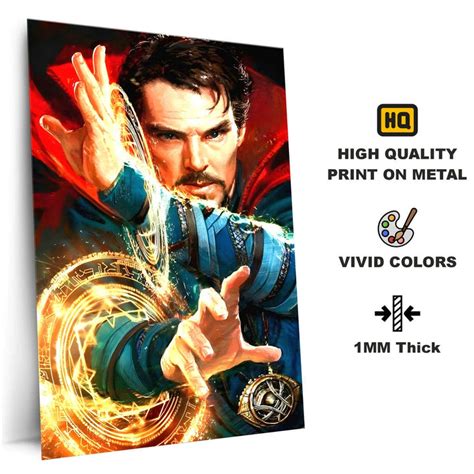 High-Quality Metal Posters - Superhero Dr Strange DR03 | Vibrant Colors ...
