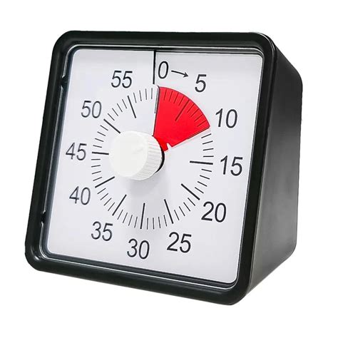 The AutoStory 60 Minute Visual Timer Clock – Silent Countdown Timer for ...