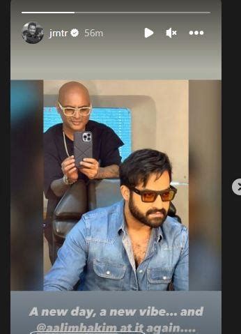 Jr NTR receives a stylish makeover from Aalim Hakim. Is it for NTR 30 ...