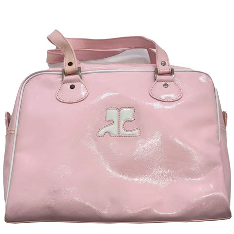 25D86 Courreges enamel bag | blazetorwest