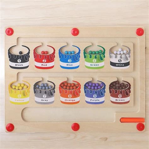 Wooden Color Classification Maze/3Y+ – The Little Box