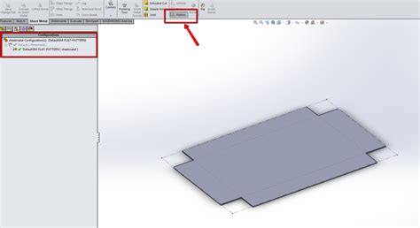 Image result for Flat Pattern Drawing SolidWorks