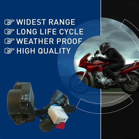 Uno Minda SW-0685AQ Handle Bar Switch (Left Hand Side) with Self Start ...