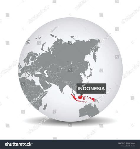 indonesia location on map of world