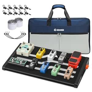 Donner Guitar Effects Pedal Board, DB-S200 Large Power Supply ...
