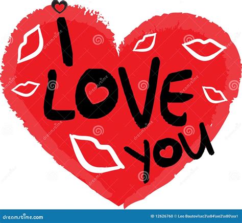 Heart Valentines Day Symbol Stock Illustration - Illustration of romance, cupid: 12626760