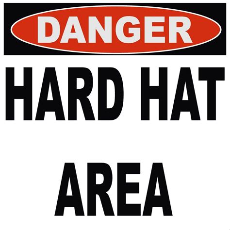 Buy Coroplast Construction Signs - 48 x 48 - Qty 2 - Danger Hard Hat ...
