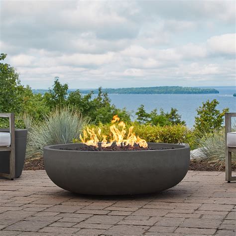 Real Flame 302Ng Carson 48 In. Wide 120,000 BTU Natural Gas Fire Pit ...
