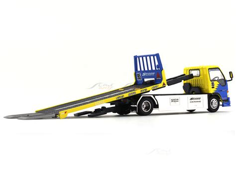 ISUZU ELF Spoon Racing flatbed truck 1:64 Peako Model diecast scale car ...