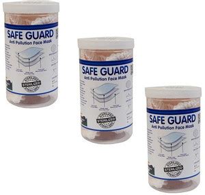 Readytech Pink Safe Gaurd Anti-Pollution Mask Pack of 6 pcs washable ...