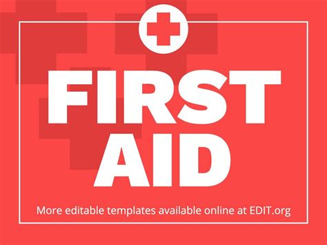 Image result for First Aid Poster