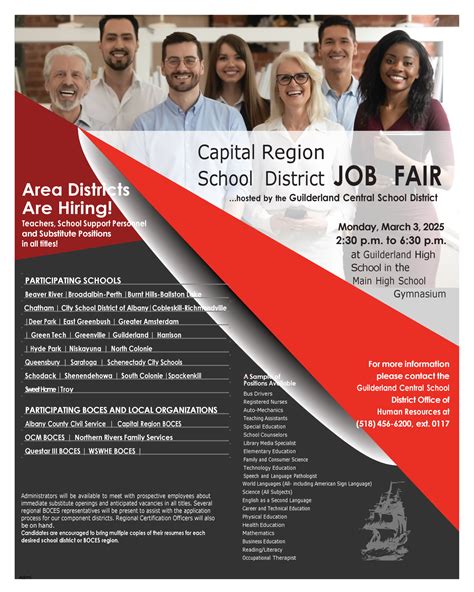 Capital Region School District Job Fair - OLAS Jobs