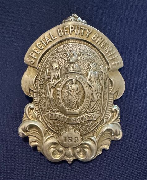 Late 1800s Rare New York City Kings County BROOKLYN Special Deputy ...