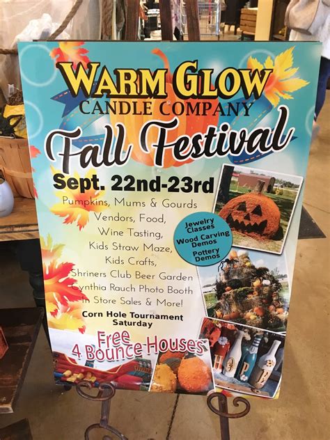Warm Glow Candle Company Fall Festival - Centerville, Indiana