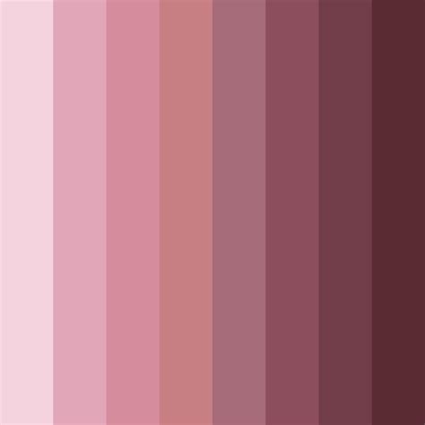 Shades of Rosewood Color Palette - ColorDrop