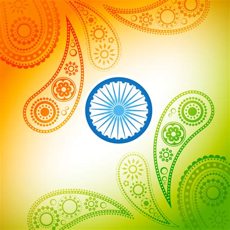 beautiful indian flag design 221211 Vector Art at Vecteezy