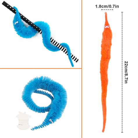 Snapklik.com : CCINEE 48 Pcs Magic Twisty Worm Wiggly Twisty Fuzzy ...