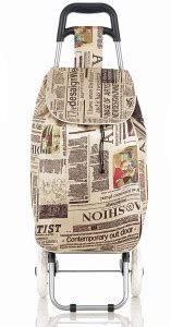 TIED RIBBONS Trolley Shopping Bag with Wheels for Vegetables Grocery ...