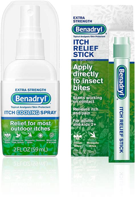 Buy Benadryl Extra Strength Cooling Anti-Itch Spray 2 fl. Oz and ...