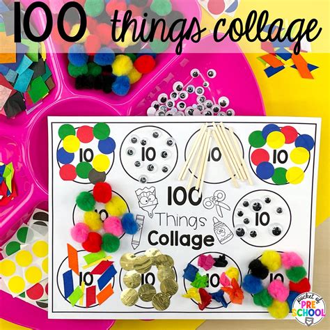 100th Day Activities for Preschool, Pre-k, and Kindergarten - Pocket of ...