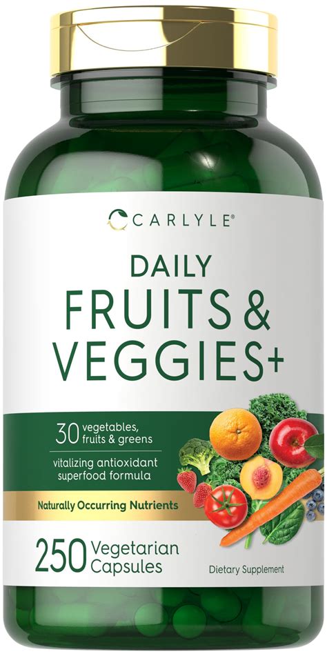 10 Best Fruit And Vegetable Supplements For Optimal Health