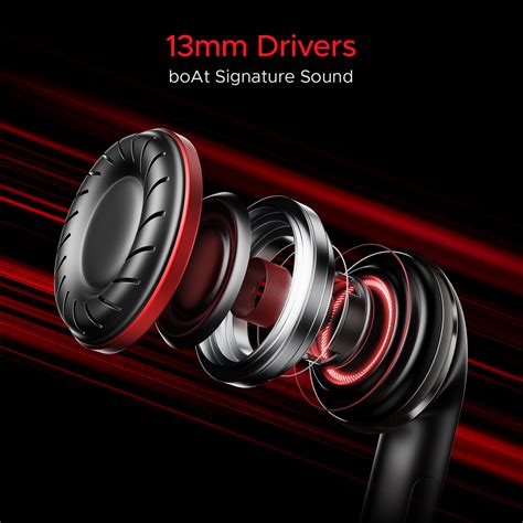 boAt Airdopes Alpha Deadpool Edition - Bluetooth True Wireless Earbuds ...