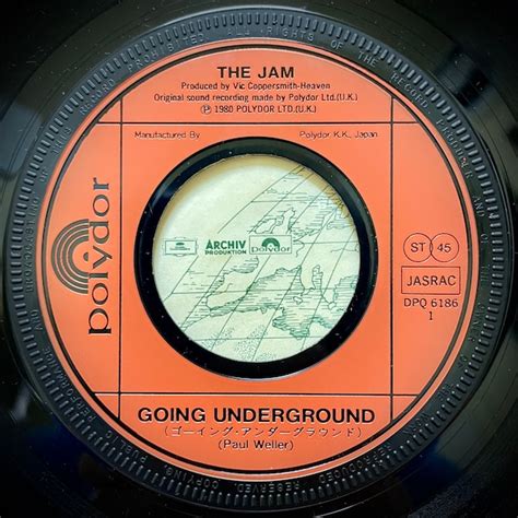 The Jam - Going Underground [1980 UK/Japan] | PoP’n’RoLL Records