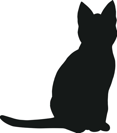 Simple Cat Silhouette